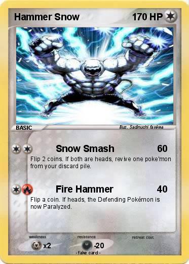 Pokemon Hammer Snow