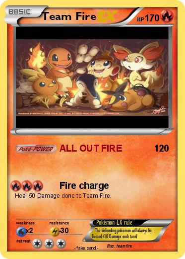 Pokemon Team Fire