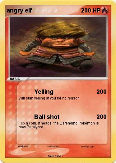 Pokemon angry elf