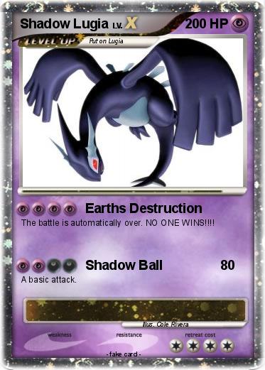 Pokemon Shadow Lugia