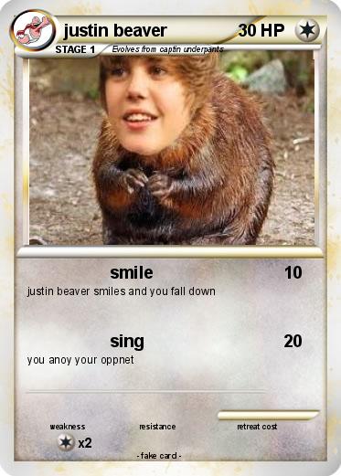 Pokemon justin beaver