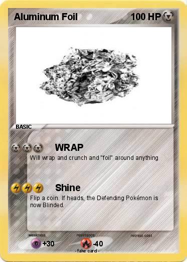 Pokemon Aluminum Foil