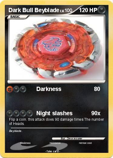 Pokemon Dark Bull Beyblade