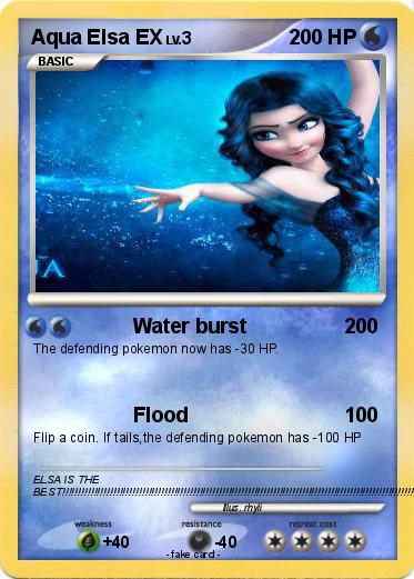 Pokemon Aqua Elsa EX