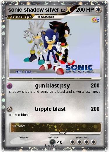 Pokemon sonic shadow silver