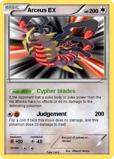Pokemon Arceus EX