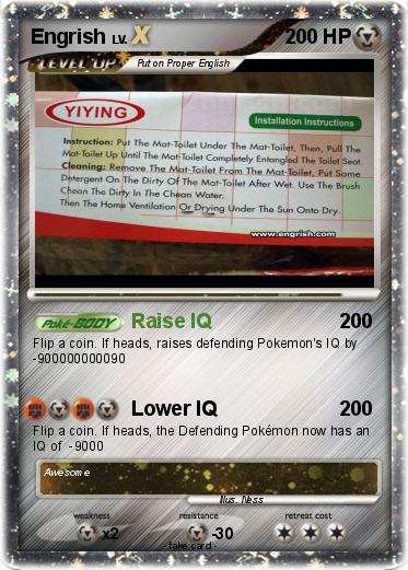 Pokemon Engrish