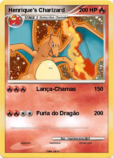 Pokemon Henrique's Charizard