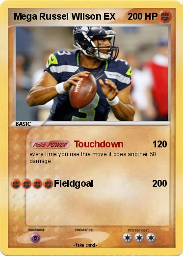 Pokemon Mega Russel Wilson EX