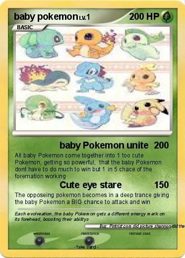 Pokemon baby pokemon