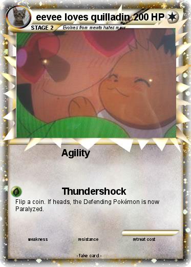 Pokemon eevee loves quilladin