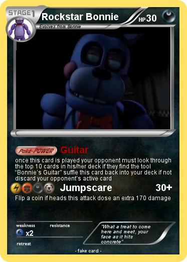 Pokemon Rockstar Bonnie