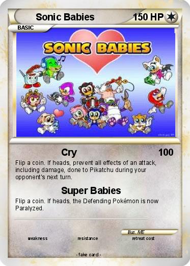 Pokemon Sonic Babies