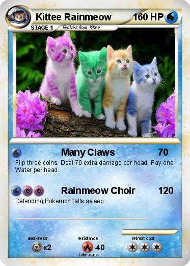 Pokemon Kittee Rainmeow