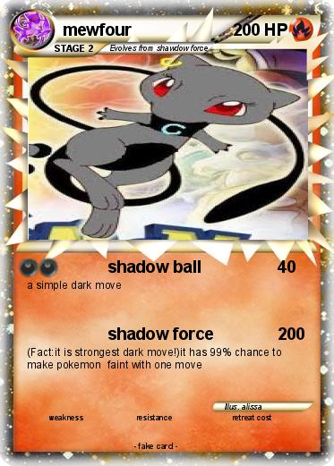 Pokemon mewfour