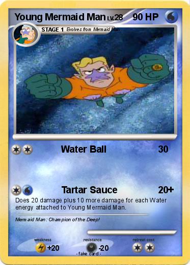 Pokemon Young Mermaid Man