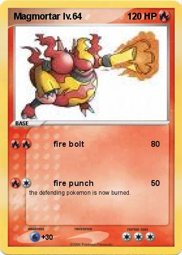 Pokemon Magmortar lv.64