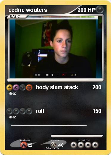 Pokemon cedric wouters