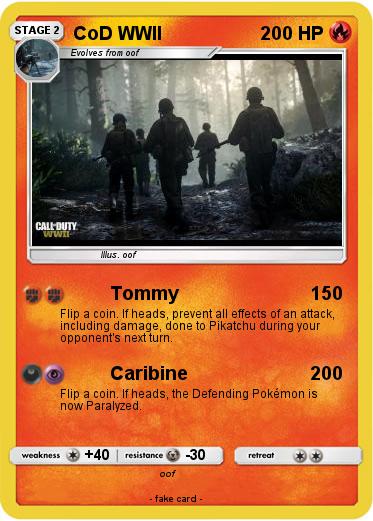Pokemon CoD WWII