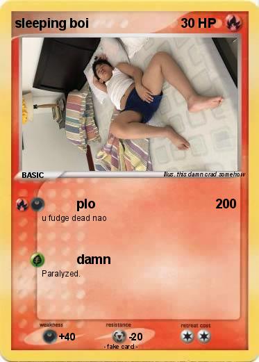 Pokemon sleeping boi