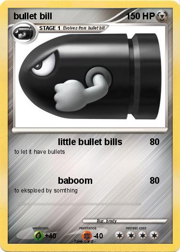 Pokemon bullet bill