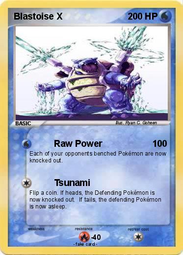 Pokemon Blastoise X