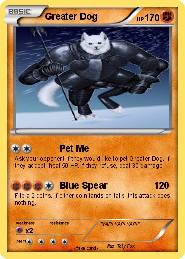 Pokemon Greater Dog