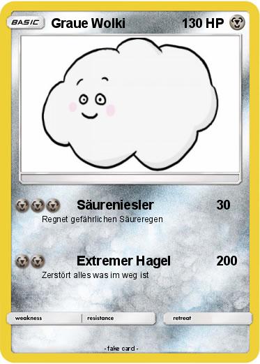 Pokemon Graue Wolki