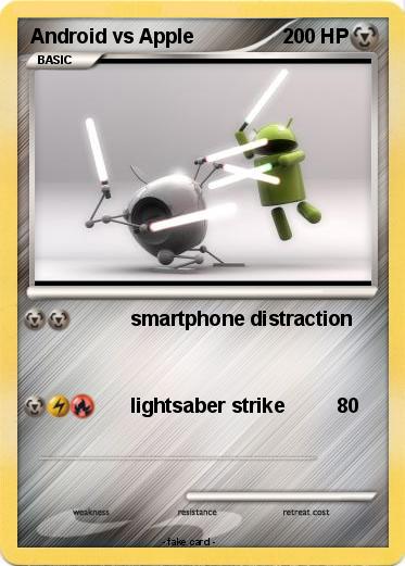 Pokemon Android vs Apple