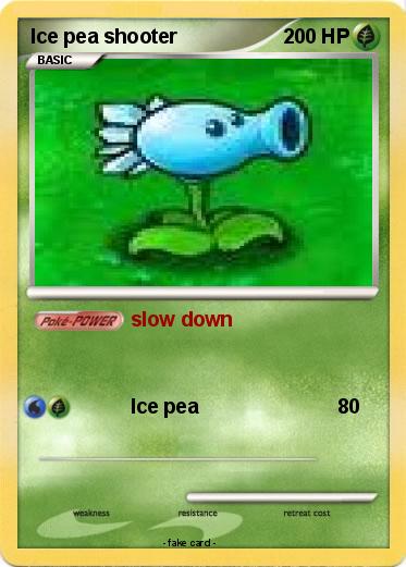 Pokemon Ice pea shooter