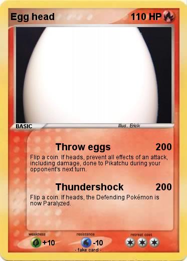 Pokemon Egg head