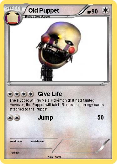 Pokemon Old Puppet