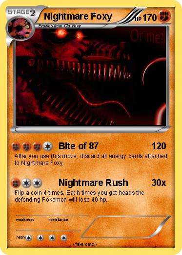 Pokemon Nightmare Foxy