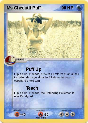 Pokemon Ms Checutti Puff