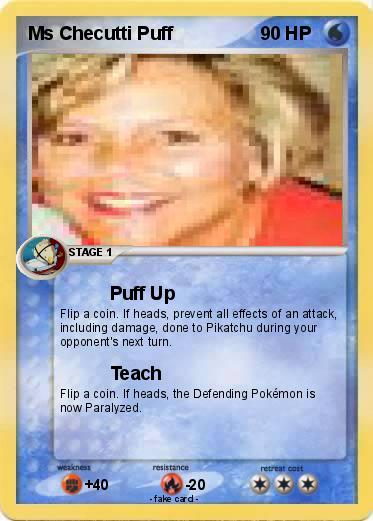 Pokemon Ms Checutti Puff