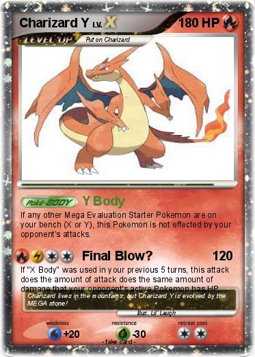 Pokemon Charizard Y