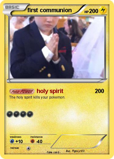 Pokemon first communion
