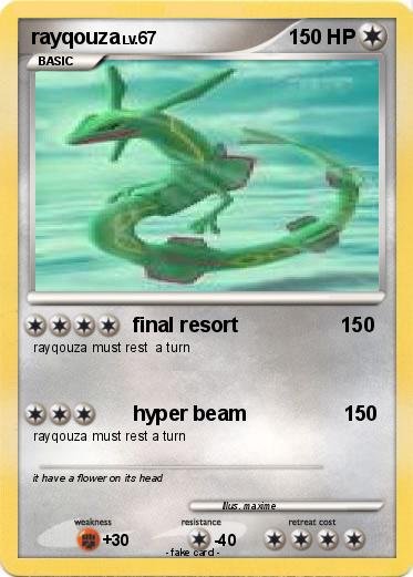 Pokemon rayqouza