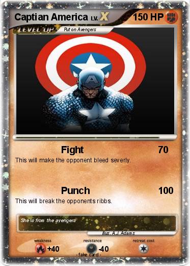 Pokemon Captian America