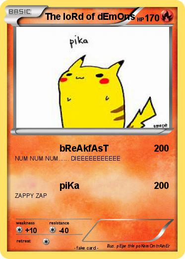 Pokemon The loRd of dEmOns