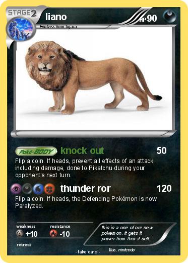 Pokemon liano