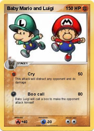 Pokemon Baby Mario and Luigi