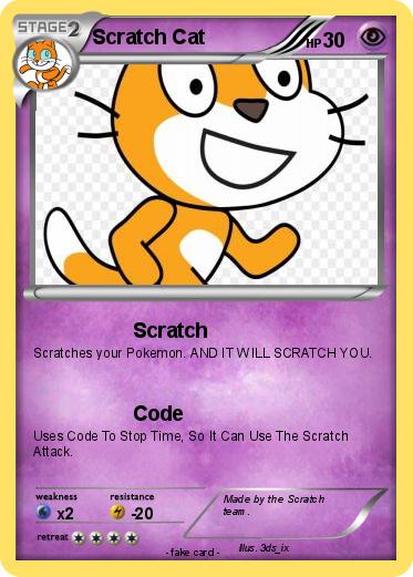 Pokemon Scratch Cat