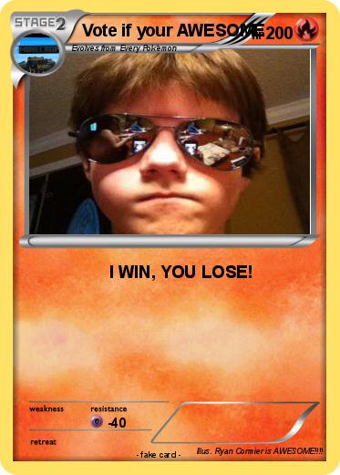 Pokemon Vote if your AWESOME