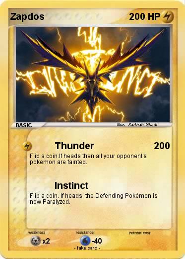 Pokemon Zapdos