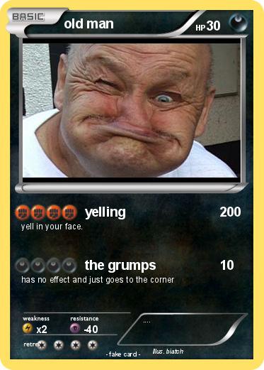 Pokemon old man