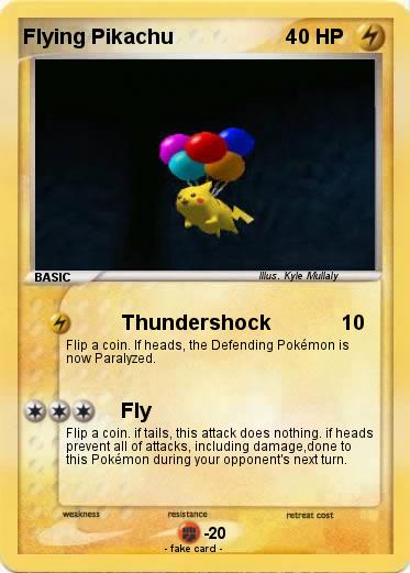 Pokemon Flying Pikachu