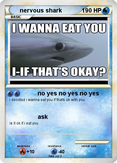 Pokemon nervous shark