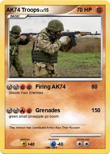 Pokemon AK74 Troops