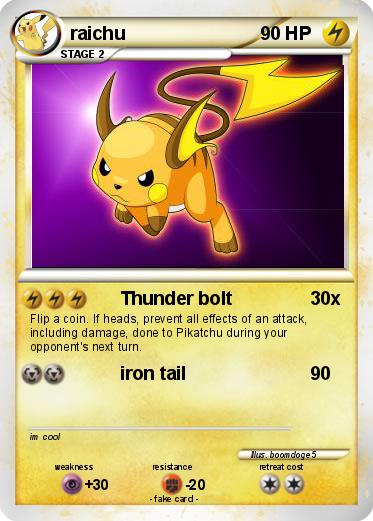 Pokemon raichu